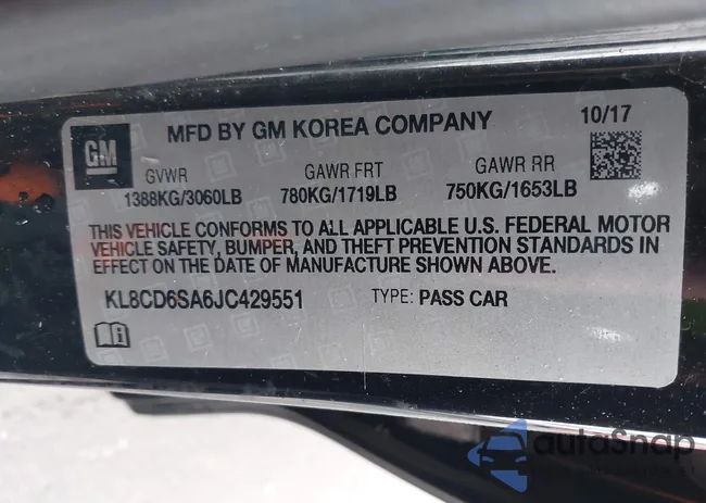 KL8CD6SA6JC429551: 44405639