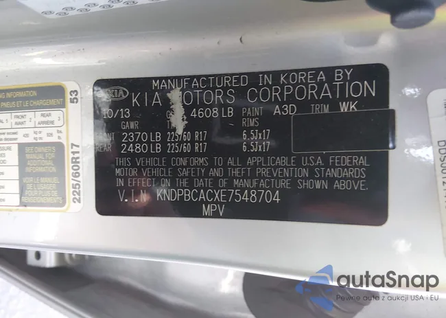 KNDPBCACXE7548704: 44405747