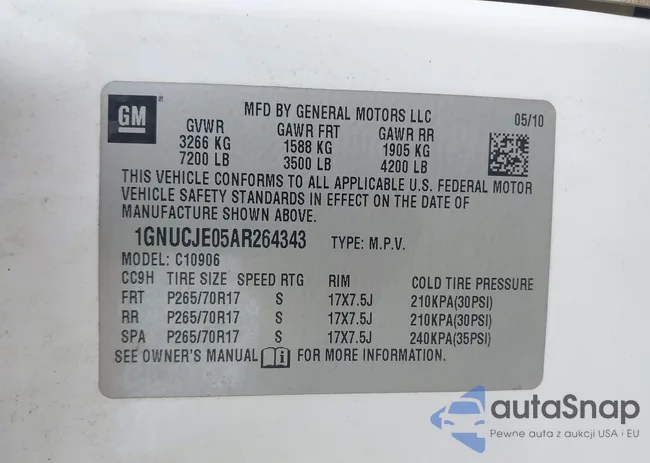 1GNUCJE05AR264343: 44406974