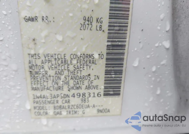 1N4AL3AP5DN498316: 44407061