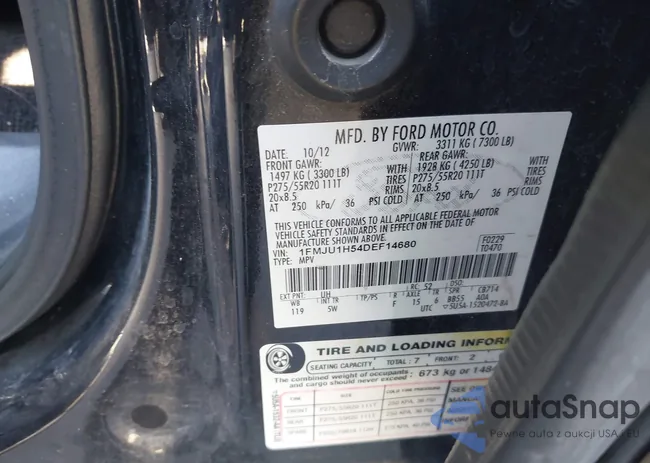 1FMJU1H54DEF14680: 44407121