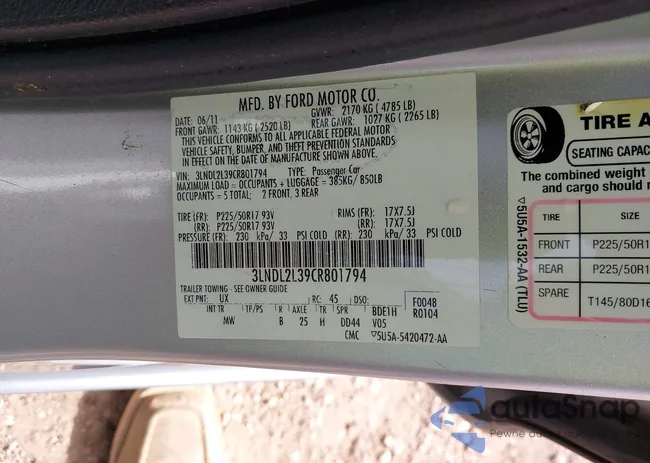 3LNDL2L39CR801794: 44407126