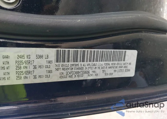 3C4PDCAB8HT558696: 44407127