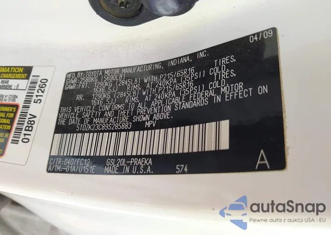 5TDZK23C89S285883: 44407220