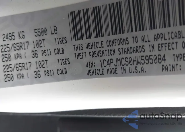 1C4PJMCS0HW595084: 44407223