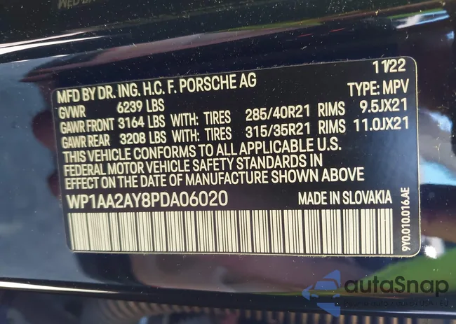 WP1AA2AY8PDA06020: 44406461