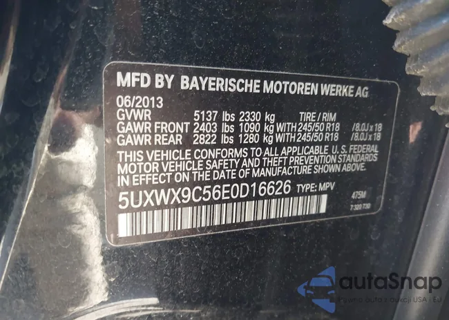 5UXWX9C56E0D16626: 44406473