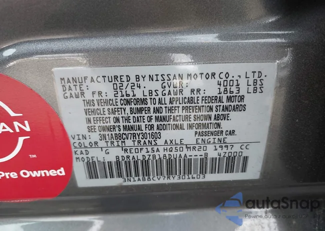 3N1AB8CV7RY301603: 44406569