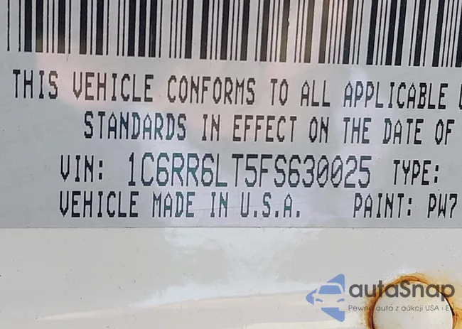 1C6RR6LT5FS630025: 44406588