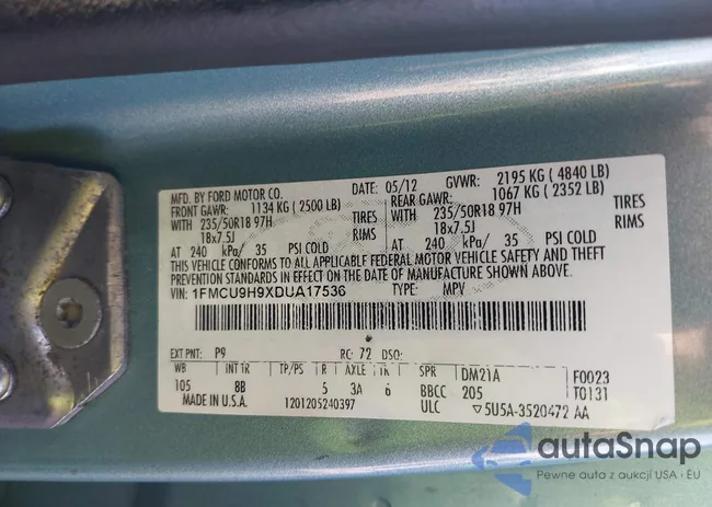 1FMCU9H9XDUA17536: 44406596