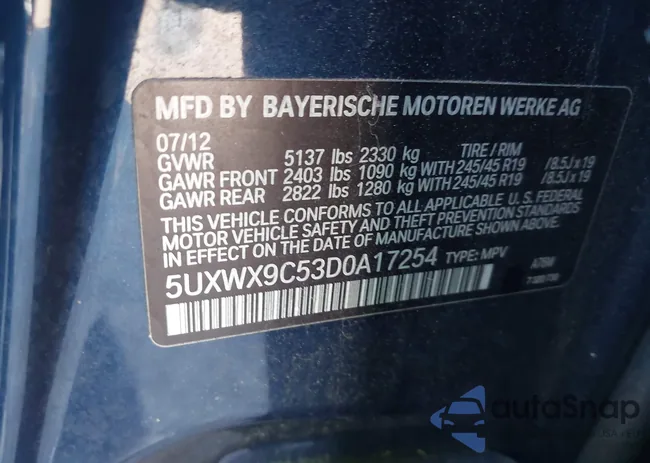 5UXWX9C53D0A17254: 44406667