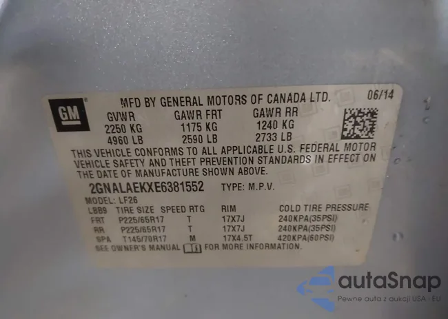 2GNALAEKXE6381552: 44406775