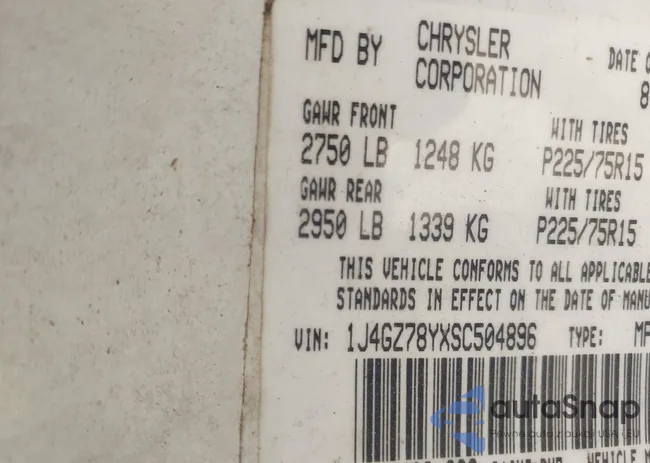 1J4GZ78YXSC504896: 44408001