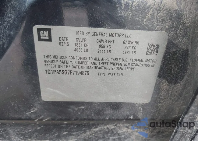 1G1PA5SG7F7194876: 44408111