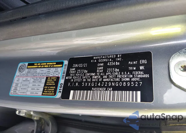 5XXG14J29NG089527: 44408165