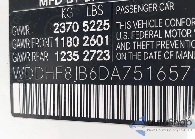 WDDHF8JB6DA751657: 44408179