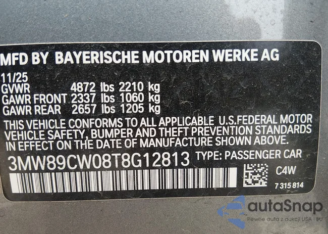 3MW89CW08T8G12813: 44408213