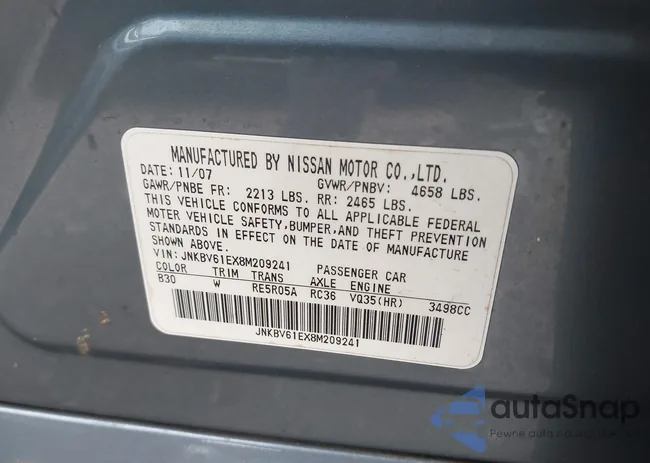 JNKBV61EX8M209241: 44408260