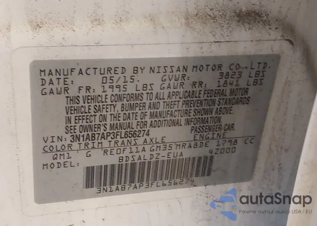 3N1AB7AP3FL656274: 44408315