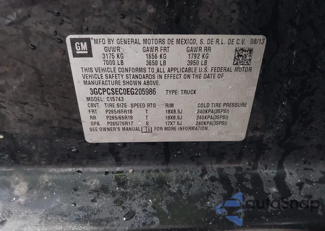 3GCPCSEC0EG205986: 44407500