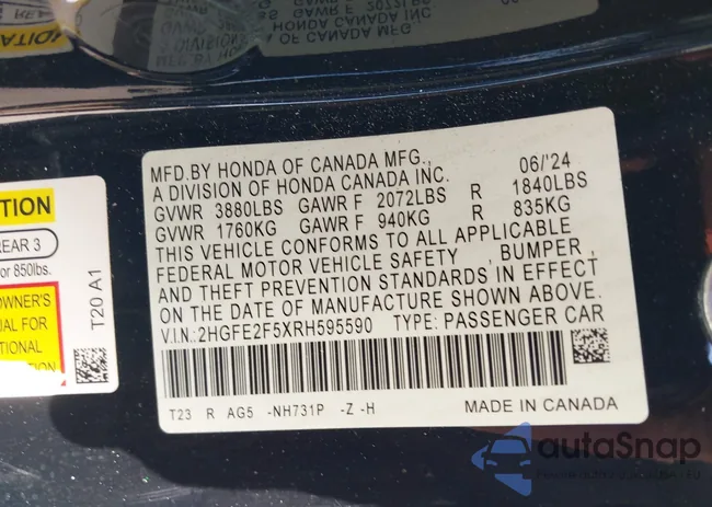 2HGFE2F5XRH595590: 44407629