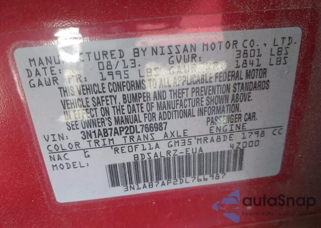 3N1AB7AP2DL766987: 44407716