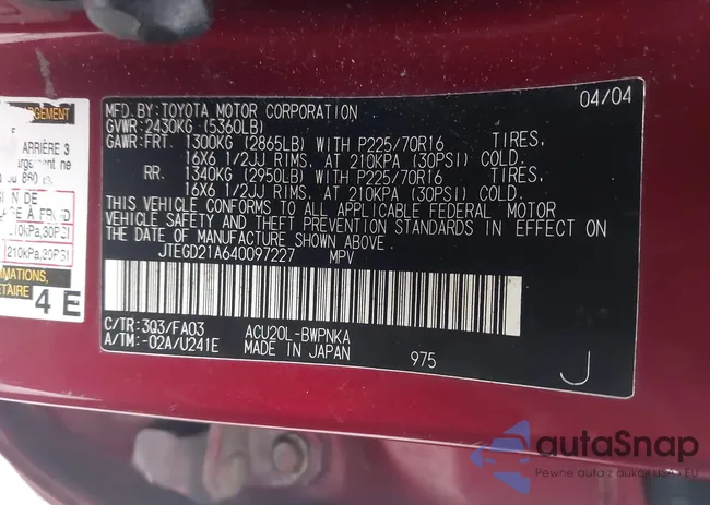 JTEGD21A640097227: 44408991