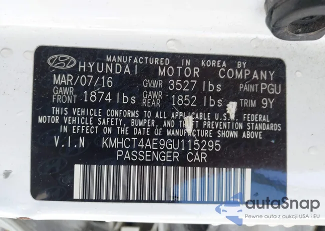 KMHCT4AE9GU115295: 44409015