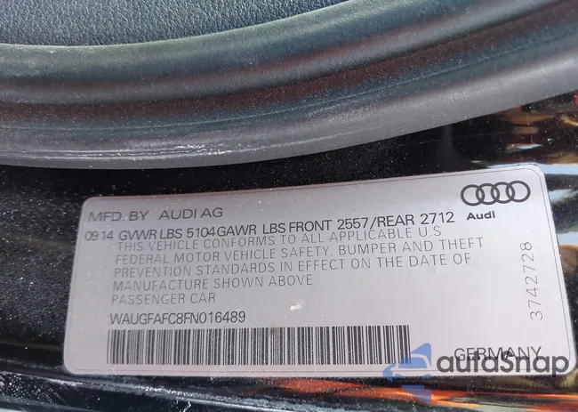 WAUGFAFC8FN016489: 44409028