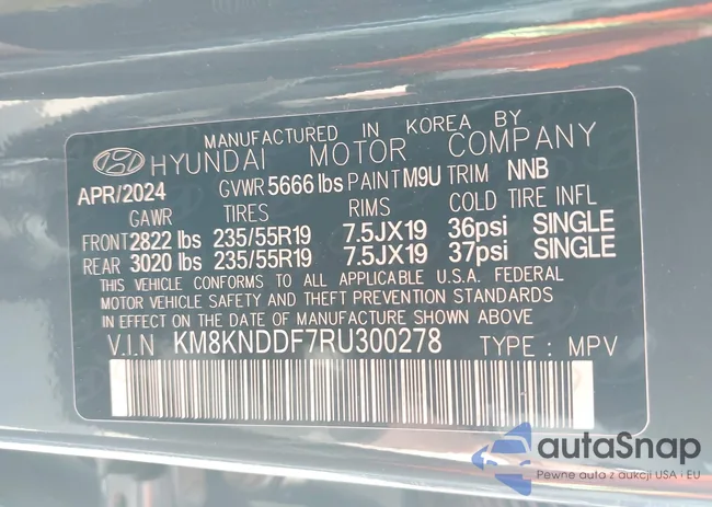 KM8KNDDF7RU300278: 44409049