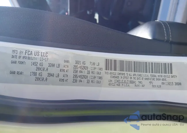 1C4SDJGJ6JC186841: 44409078