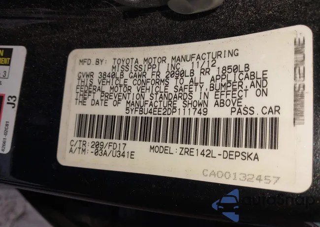 5YFBU4EE2DP111749: 44409185