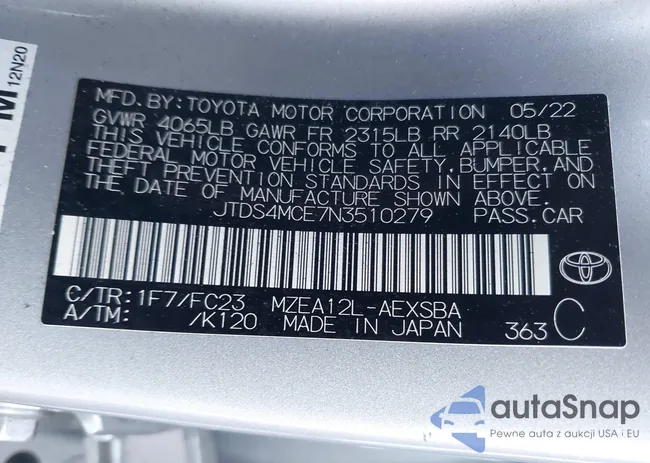 JTDS4MCE7N3510279: 44409421