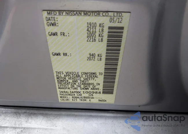 1N4AL3AP0DC100988: 44409424