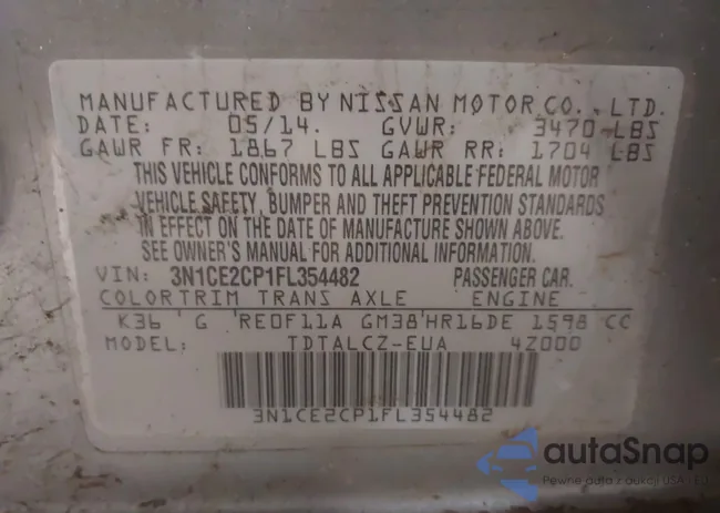 3N1CE2CP1FL354482: 44408470