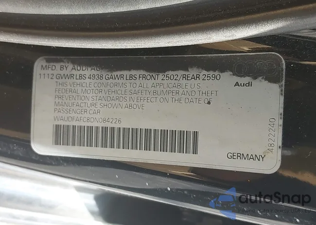 WAUDFAFC8DN084226: 44408566