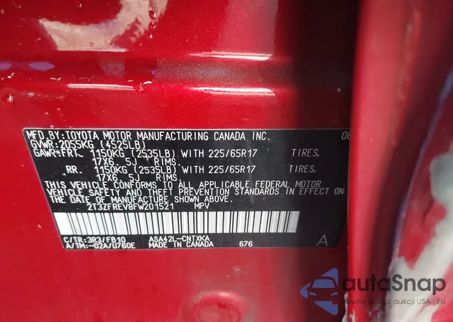 2T3ZFREV8FW201521: 44408666