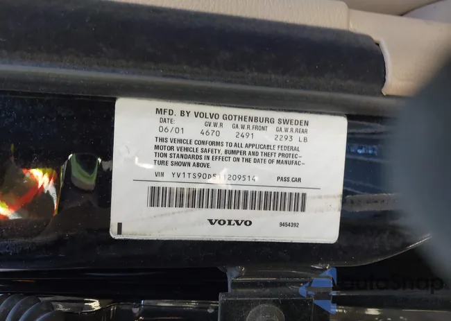 YV1TS90D511209514: 44408814