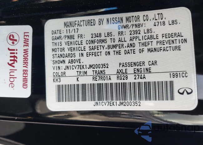 JN1CV7EK1JM200352: 44409840