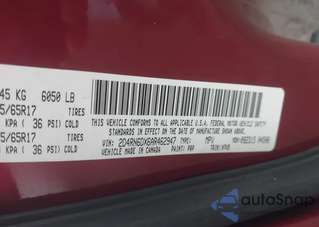 2D4RN6DX6AR462947: 44409890