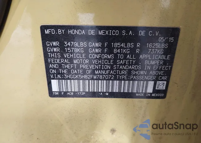 3HGGK5H82FM787072: 44409966