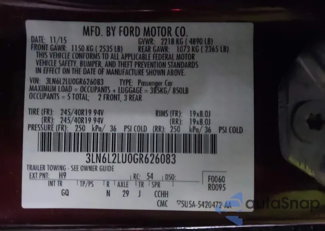 3LN6L2LU0GR626083: 44410058