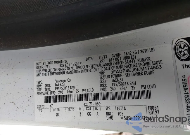 3FADP4EJ9EM174553: 44410084