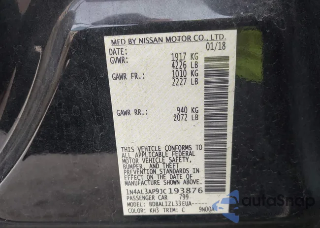 1N4AL3AP9JC193876: 44410162