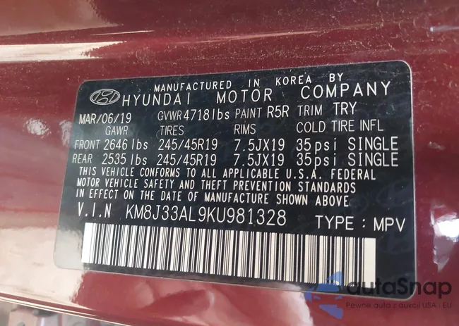 KM8J33AL9KU981328: 44409480