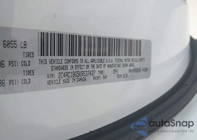 2C4RC1BG5KR537437: 44409523