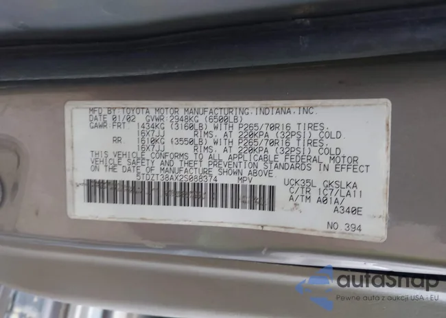 5TDZT38AX2S088374: 44409668