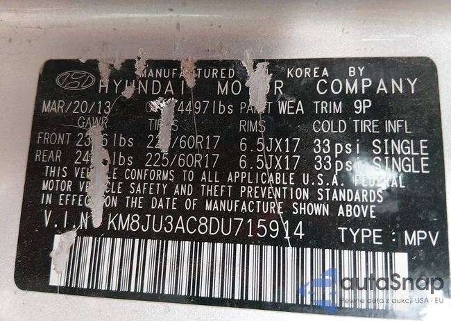 KM8JU3AC8DU715914: 44411053