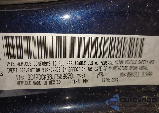 3C4PDCAB8JT509679: 44411063