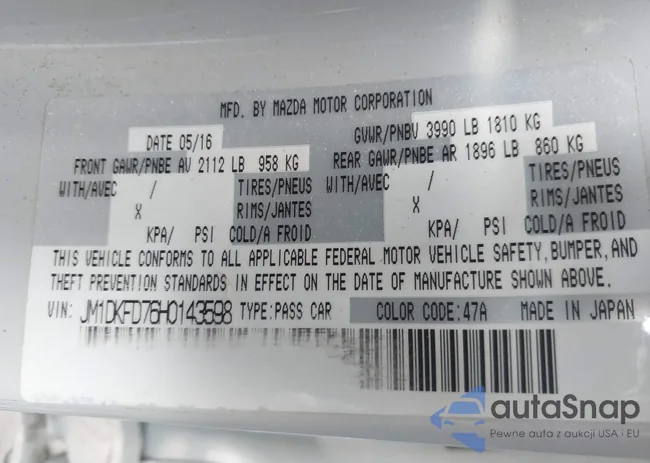 JM1DKFD76H0143598: 44411069